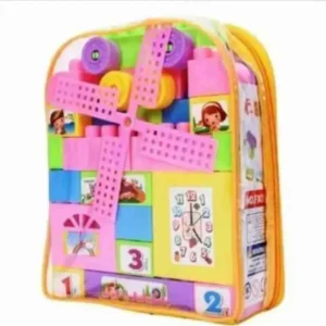 Fan Building Blocks for Kids with wheel,Bag packing