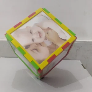 Customised Magic Cube Rotating Photo Frame