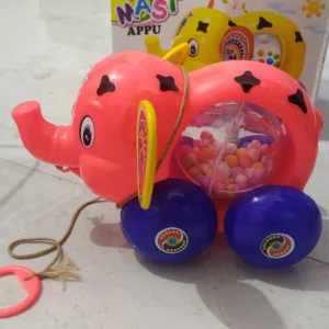 Mast Appu Elephant Toy with Pull along with Ghunghru sound