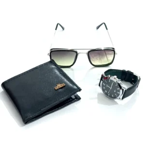 Watch Sunglass and Wallet Combo