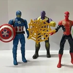 Avengers Hero Model l Avengers Toy Set Of 5 l Captain America, Hulk, Spider Man,