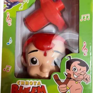 Chhota Bheem, Spinning Top with Led Light and Music Laser Toy for Kids