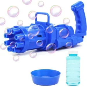 Gatling bubble Machine Gun With 1 Bubble Solution Battery Operated