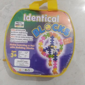 Identical Blocks Set of 50 Pcs. Multicolour,Bag Packing