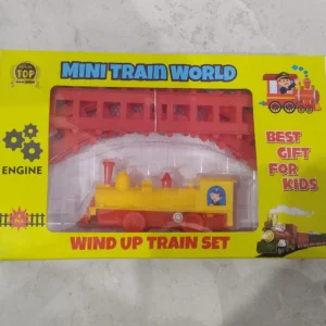 Mini Train World Wind Up Train Set For Kids